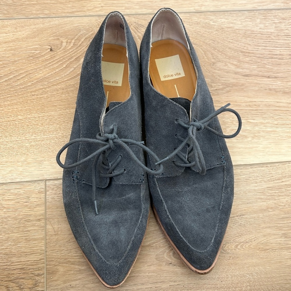 Dolce Vita Suede Tie Up Flats